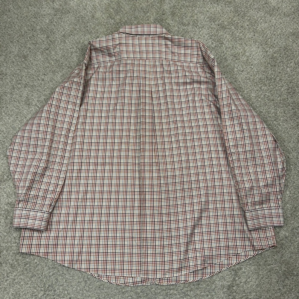 Brooks Brothers Button Down Shirt 4XL Plaid Non-Iron Supima Cotton Long Sleve - Picture 7 of 7